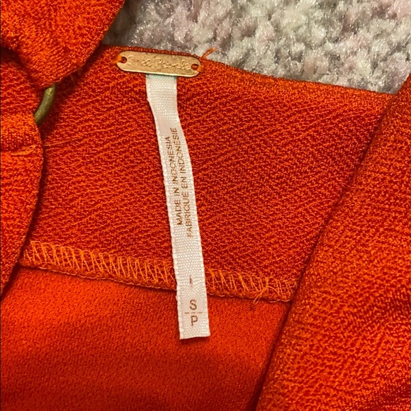 Orange Free People Tank Top - Picture 4 of 4